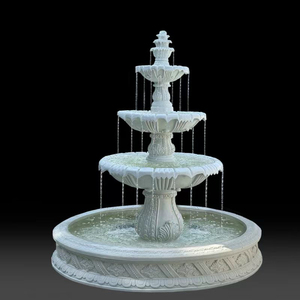 Pierre complexe artistique découpant la caractéristique de l'eau extérieure <span class=keywords><strong>pour</strong></span> des terrasses de ressource de boutique - Product Image 4