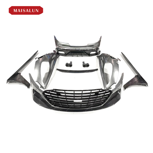 MAISALUN Auto pezzi di ricambio paraurti Auto con griglia gonna laterale fodera parafango stile DBS Bodykit per <span class=keywords><strong>Aston</strong></span> Martin <span class=keywords><strong>DB9</strong></span> - Product Image 2
