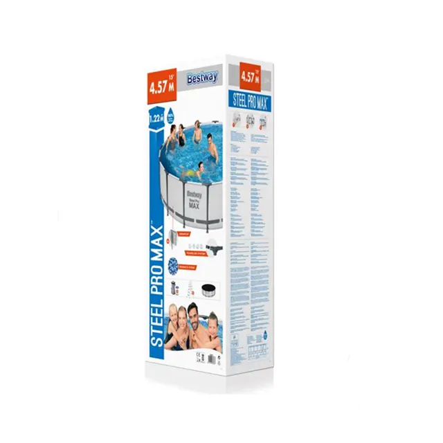 Bestway Item 56438 Zwembad Filters, Ladder, Dekking, Grootte 457*122Cm Accepteren Klant Logo