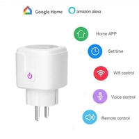 Stock Mini enchufe inteligente con medición de potencia Alexa y Google Home Control de voz Tuya WiFi enchufe inteligente para EE. UU. Reino Unido UE