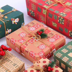 Popular Kraft Paper <b>Christmas</b> Gift Wrapping Paper - Product Image 2