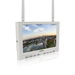 LILLIPUT Moniteur FPV 7 pouces 1280*800 avec signal vidéo sans fil Double canal 5.8GHz Batterie intégrée pour drones - Product Image 1