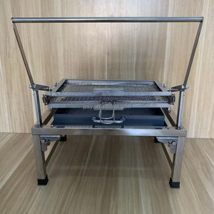 Parrilla <span class=keywords><strong>de</strong></span> Carbón Portátil para Mesa, Mini Fogata para <span class=keywords><strong>Leña</strong></span>, Asador <span class=keywords><strong>de</strong></span> <span class=keywords><strong>Carne</strong></span> para Camping, Parrilla Plegable Fácil <span class=keywords><strong>de</strong></span> Usar - Product Image 4