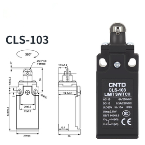 Công tắc hành trình điện tử CNTD Micro Motion CLS-103, công tắc hành trình kim loại, công tắc nhấn kim loại - Product Image 3