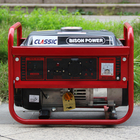BISON(CHINA) 1,5kW 1,5kVA Elektrischer Benzin-Generator mit Fernstart 110V-400V 50/60Hz