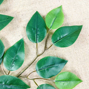 Yapay Banyan yaprakları şekilli ve büyütülmüş ev bahçe peyzaj süslemeleri simüle yaprakları olarak kullanmak için filmden yapılmış - Product Image 5