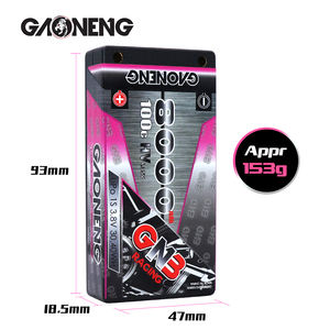 2024 뉴스 GNB Gaoneng <span class=keywords><strong>1S</strong></span> 8000MAH 100C 3.8V HV LiHV 하드 케이스 <span class=keywords><strong>RC</strong></span> <span class=keywords><strong>Lipo</strong></span> 배터리 팩 고전압 4.35V <span class=keywords><strong>RC</strong></span> 자동차 경주 - Product Image 4