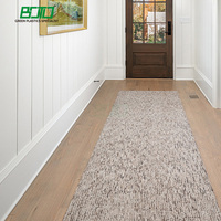 Moulures de plinthe murale modernes en PVC blanc écologique pour la décoration intérieure des villas et des hôtels