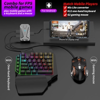 Convertidor de gamepad Gamwing Mix Lite para PUBG Mobile, adaptador de controlador para teclado y ratón para teléfonos Android, Call of Duty