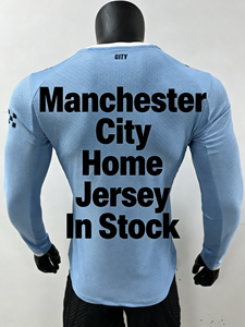 Maillot de football à manches longues bleu de l'équipe d'Angleterre, 100% authentique, service de personnalisation OEM, prend en charge le nom de l'équipe, automne/hiver - Product Image 3