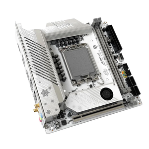 Tarjeta Madre B760i LGA 1700 Compatible con Intel Core 12ª y 13ª Generación, RAM DDR4 3200mhz, Mini <span class=keywords><strong>ITX</strong></span> B760i-Snow Dream - Product Image 2