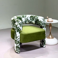 Fauteuil d'appoint noir rembourré avec accoudoirs, confortable pour la lecture, idéal pour la chambre, le bureau à domicile ou le salon