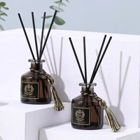 LUFU – Ensemble diffuseur de parfum d'ambiance de luxe pour la maison et l'hôtel, diffuseur à bâtonnets sans flamme, huile essentielle aromatique pour usage domestique