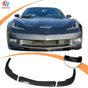 Koolstofvezel Voorbumper Lipsplitter Voor Chevrolet Korvet C6 Bodykit Accessoires 2005 2006 2007 2008 2009 2010 2011 2012 20