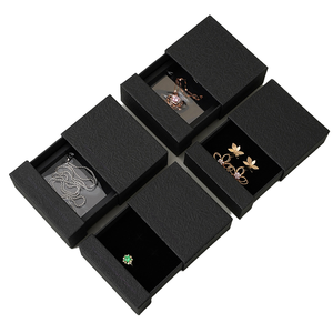 Oem/ODM tông PE phim treo trang sức bao bì hộp giấy ngăn kéo hộp đồ trang sức với logo cho vòng cổ bông tai vòng - Product Image 3