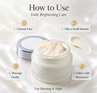 Crème pour le visage éclaircissante à la vitamine C et à la niacinamide OEM ODM, crème hydratante anti-âge blanchissante