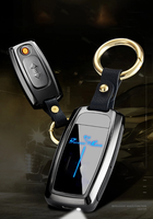 Briquet Électrique Multifonction Moderne en Métal avec Déverrouillage par Empreinte Digitale, Écran LED et Port USB, Idéal pour Cigarettes