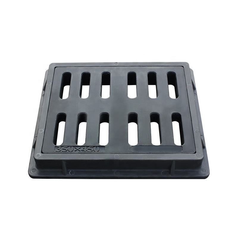 Композитная водоотталкивающая решетка SMC крышка люка C250 квадратная форма канализационная решетка на подъездной дорожке заводская цена