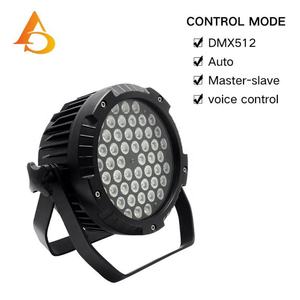 Fabricante Chino de Focos LED RGBW 4 en 1 de 54 Piezas, IP65, para Exteriores, Resistentes al Agua - Product Image 3