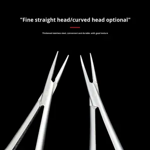 Pinset Pedikur Baja Tahan Karat, Forceps Paronychia, Pinset Kuku Kaki, Pinset Hangnail, Forceps Kapiler, Penjepit Jarum Bedah Medis - Product Image 3