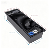 Module d'amplificateur audio Recordio Rayco 1500W 4 ohms classe D 1500DTX, caisson de basses, double commutation métallique, bouton de commande XLR, extérieur