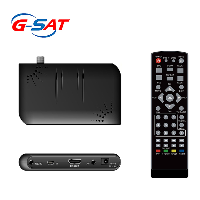 Customizable DVB T2  Satellite TV Receiver H.264 Optional HD Terrestrial Set-Top Box Free Digital TV Receiver
