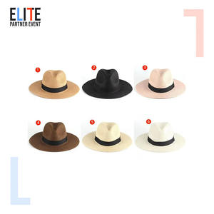 HB22 tapis de sel écrasable blanc impression personnalisée été hommes pêcheur chapeaux mer herbe naturelle <span class=keywords><strong>canotier</strong></span> large bord paille plage seau <span class=keywords><strong>chapeau</strong></span> - Product Image 2