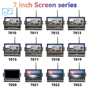 Có dây hoặc không dây xe phía sau xem màn hình Kit 7 inch HD màn hình 1080p AHD sao lưu máy ảnh DVR cho phổ xe - Product Image 5