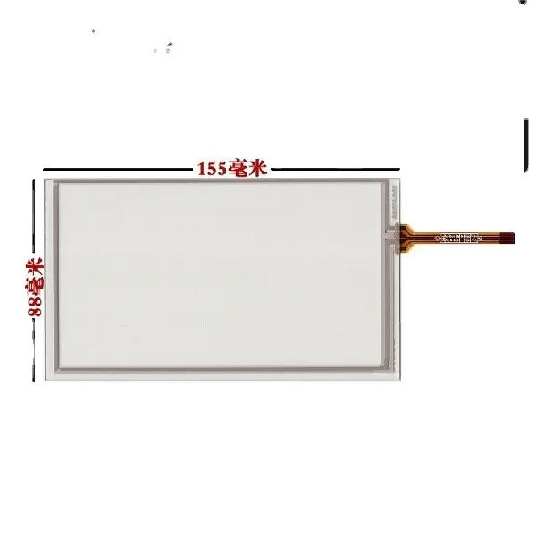 6.2 inch Compatible 4 wire resistive 155*88 155mm*88mm TM062RDH01 touch glass digitizer Screen