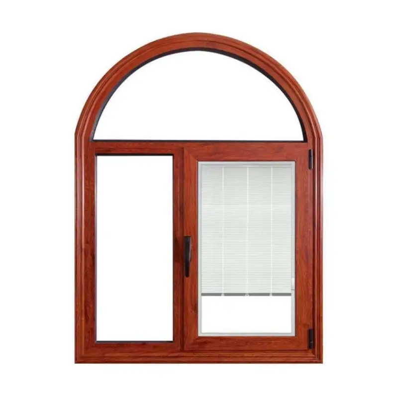 Wholesale Aluminum Casement Door Frame Custom Tempered Glass Casement Windows