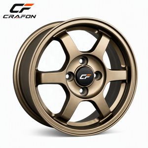 ล้อแม็กซ์ CF 14x5.5 15x6.5 ET33 4x100 CB67.1 ผลิตด้วยวิธี Flow Formed สีบรอนซ์ด้าน เหมาะสำหรับ Civic Miata Corolla มีสินค้าในสต็อก - Product Image 1