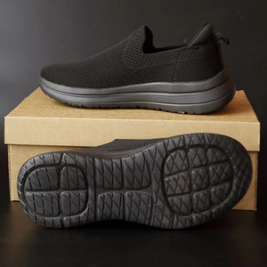 Chaussures en toile pour pompiers, noires, basses, à bout rond, respirantes, à semelle souple, chaussures de sport décontractées - Product Image 1