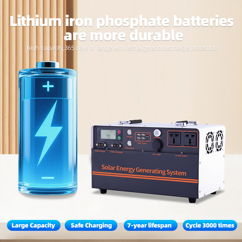 aiya1500 watt 3000WH household solar off grid photovoltaic generator, emergency energy storage portable small power station · image 4