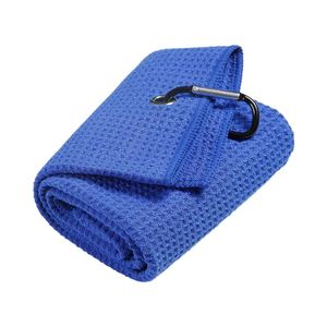 Nouvelle Arrivée Serviette de Golf Personnalisée avec Logo Motif Sportif Imprimé en Microfibre Séchage Rapide avec Clip Métallique Portable - Product Image 3