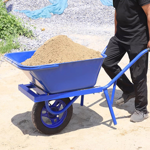 Construcción y agricultura Uso Herramientas de Construcción Civil <span class=keywords><strong>Carretilla</strong></span> <span class=keywords><strong>con</strong></span> neumático sólido - Product Image 1