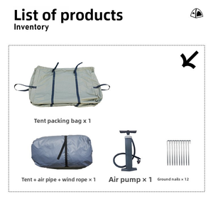 Tente de toit quatre saisons en tissu Oxford pour l'extérieur, 5 à 8 personnes, épaisse, coupe-vent, portable, <span class=keywords><strong>camping</strong></span>, installation rapide, 8 zones - Product Image 6