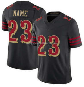 Las mejores rivalidades de calidad #85 George Kittle #23 Christian McCaffrey #13 Brock Purdy #97 Nick Bosa cosido camiseta de fútbol americano - Product Image 5