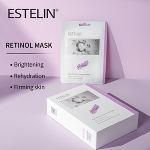ESTELIN Retinol <span class=keywords><strong>Age</strong></span> <span class=keywords><strong>Perfect</strong></span> Reduce las Arrugas Mascarilla de Esencia Reafirmante, Mascarilla de Limpieza Profunda - Product Image 2