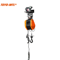 Palans électriques à câble Toyo-Intl TCS Type 170 kg-490 kg Mini avec échelle numérique intégrée et écran d'affichage