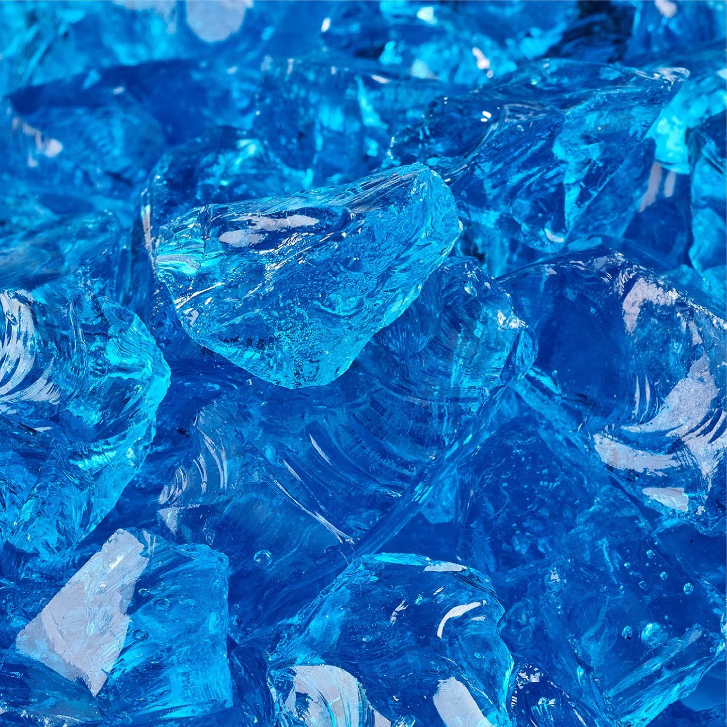 Bermuda Blue Crushed Glass
