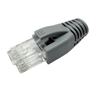 Le connecteur coloré de l'Ethernet Rj45 de Cat5 Cat6 Cat7 traversent le connecteur 50u de passage de Rj45