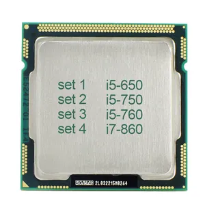 Lntel 코어 i5-650 i5-750 i5-760 i7-860 CPU LGA 1156 4M/8M 캐시 쿼드 코어 데스크탑 CPU