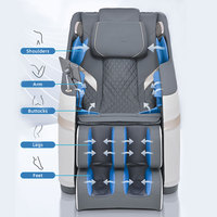 Chaise de massage la plus populaire de haute qualité, chaise de massage pour les hanches et le corps entier avec commande vocale AI, chaise de massage corporel