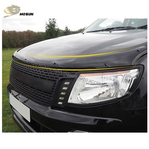 Protector de capó acrílico para FORD RANGER T6 2012-2015 ABS Protector delantero Bug Shield PC Hood Deflector <span class=keywords><strong>2011</strong></span> - Product Image 4