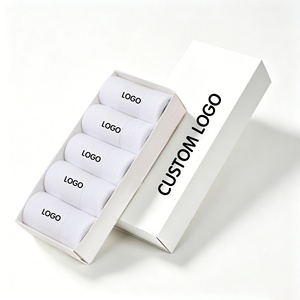 Chaussettes courtes en <span class=keywords><strong>coton</strong></span> <span class=keywords><strong>pour</strong></span> hommes, lot de 5, respirantes, imprimées numériquement, <span class=keywords><strong>pour</strong></span> le printemps, le bureau, les voyages, le quotidien, confortables, douces et de qualité supérieure - Product Image 4