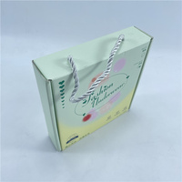 Boîte d'expédition en carton ondulé personnalisée avec logo imprimé pour vêtements, emballage en papier, boîte de messagerie pour maillot de bain bikini femme