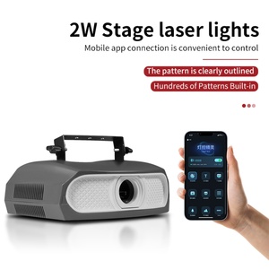 AICPOSE - Luz Láser de Animación 3D de 2W al por Mayor para Fiestas, Conciertos y Espectáculos, Iluminación de Escenario Láser RGB a Todo Color - Product Image 1