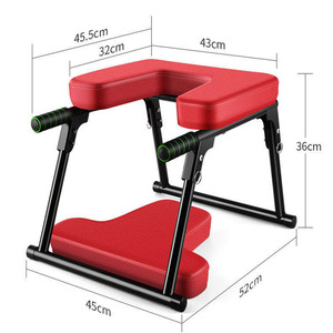 Silla de Yoga plegable para el hogar, equipo de Fitness, Banco de Yoga de Material PU, inversión de ejercicio - Product Image 3