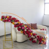 Grande boule de fleurs artificielles en soie de 50 cm, 60 cm, 70 cm, 80 cm, centre de table pour mariage