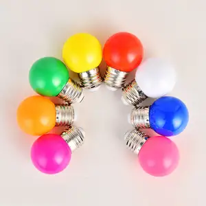 Factory Supply Globe Plastic Festoon Party Lights, Customized Mini Multi Color Bulb LED G45 For Decoration